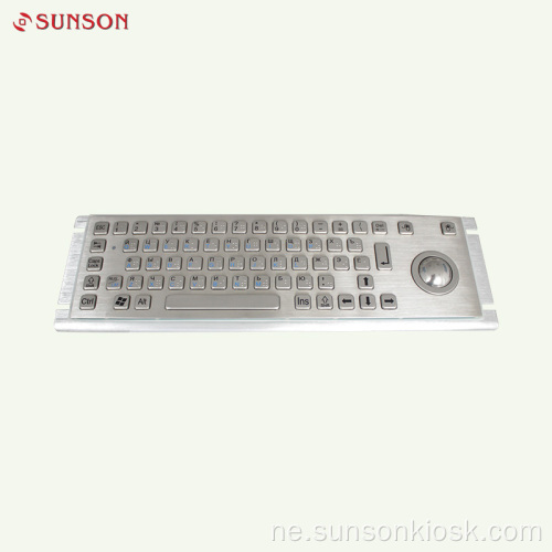 टच प्याडको साथ भ्यानल धातु कीबोर्ड